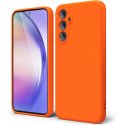 Samsung Galaxy A54 A546 5G Silky And Soft Touch Silicone Cover Camera Protection Orange