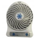 MBaccess Portable Mini Fan Rechargeable White