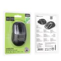 Hoco GM28 Wireless Mouse 2.4G Black Metal Grey