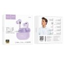 Hoco EW60 TWS Wireless Bluetooth Earphones Purple