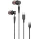 Pavareal PA-M10C-R Wired Earphones With Micro Type C DAC Black