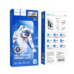 IPhone 13 Pro Max/14 Plus Hoco G14 Tempered Glass HD 5D Guardian Shield Set 10in1 Black