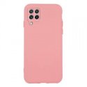 Samsung Galaxy A12 A125 Silicone Case Full Camera Protection Pink