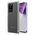 Samsung Galaxy S20 Ultra G988 Four Sided Airbag With Camera Protection Clear Transparent Silicone Case
