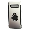 Samsung Galaxy S10 G973 Armor Case Ring Holder Silver