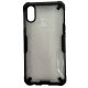 Samsung Galaxy A10s A107 Hybrid Case Transperant Black Border