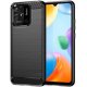 Xiaomi Pocofone C40 Case Carbon Fiber Design TPU Flexible Soft Black