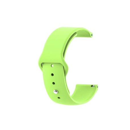 Samsung/Huawei/Xiaomi Watch Silicone Wrist Belt 22mm Green Neon