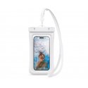 Universal Waterproof Mobile Case With Underwater Touch Sensitive White