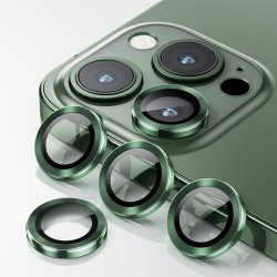 IPhone 15 Pro/15 Pro Max Ring Camera Protective Tempered Glass Green