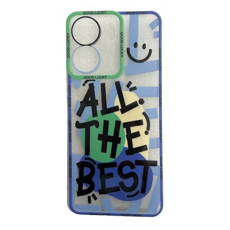 Xiaomi Redmi 13C/POCO C65 Electroplated Case Transperant All The Best