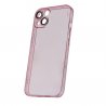 Samsung Galaxy A55 5G A556 Silicone Case Full Camera Protection Transperant Pink
