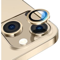 IPhone 14/14 Plus Ring Camera Protective Tempered Glass Gold
