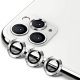 IPhone 15 Pro/15 Pro Max Ring Camera Protective Tempered Glass Silver
