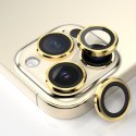 IPhone 13 Pro/13 Pro Max Ring Camera Protective Tempered Glass Gold