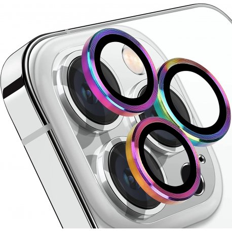 IPhone 13 Pro/13 Pro Max Ring Camera Protective Tempered Glass Colorful