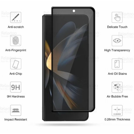 Samsung Galaxy Z Fold 6 Tempered Glass 9H Full Screen 5D Privacy