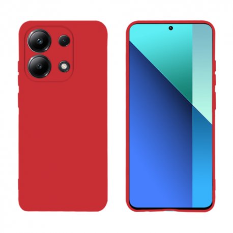 Xiaomi Redmi Note 13 4G Soft Premium Silicone Case Red