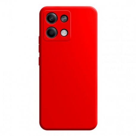Xiaomi Redmi Note 13 Pro 4G Silicone Case Full Camera Protection Red