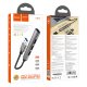 Hoco HB26 Adapter 4in1 USB to 1xUSB3.0+3xUSB2.0 Gray