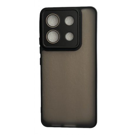 Xiaomi Redmi Note 13 Pro 5G/Poco X6 Hybrid Semihard Case Full Camera Protection Transperant Black