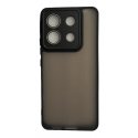 Xiaomi Redmi Note 13 Pro 5G/Poco X6 Hybrid Semihard Case Full Camera Protection Transperant Black