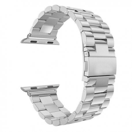 Apple Watch 42/44/45/49mm Metal Strap Bracelet Silver