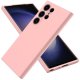 Samsung Galaxy S24 Ultra S928 Silicone Case Full Camera Protection Pink