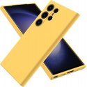 Samsung Galaxy S24 Ultra S928 Silicone Case Full Camera Protection Yellow