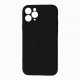 IPhone 16 Pro Max Silicone Case Full Camera Protection Black