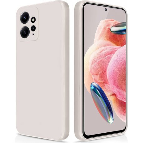 Xiaomi Redmi Note 12 4G Silicone Case Full Camera Protection White