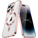 IPhone 15 Pro Luxury MagSafe Case RoseGold