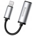 Baseus CALB46-01 Fluency Apple Connector To 3.5mm Adapter Cable Black Silver