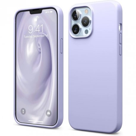 IPhone 13 Pro Max Silicone Case Lila