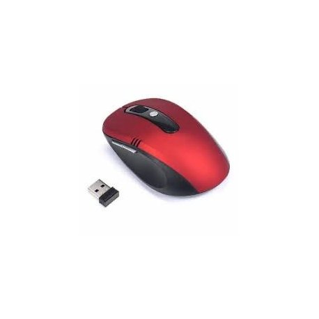 MBaccess Wireless Mouse Lefthand Ergonomic Red
