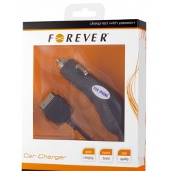 Forever Car Charger For IPhone 4/4s Black