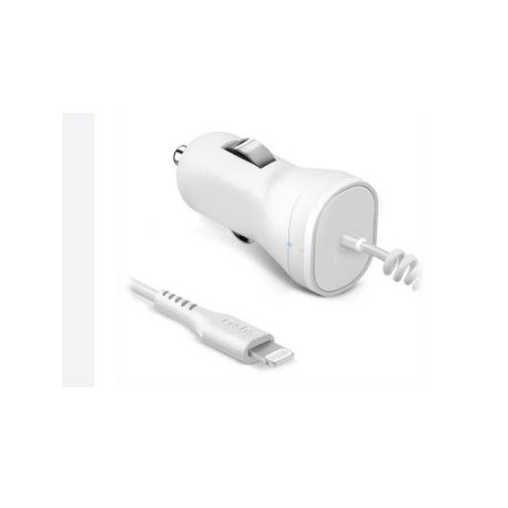 MBaccess Car Charger Lightning Cable White
