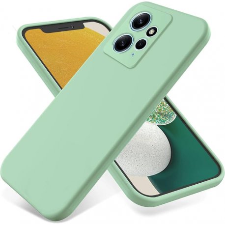 Xiaomi Redmi 12 Silicone Case Full Camera Protection Mint