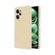 Xiaomi Redmi 12 Silicone Case Full Camera Protection Beige