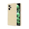 Xiaomi Redmi 12 Silicone Case Full Camera Protection Beige
