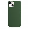 IPhone 15 Silicone Case Green