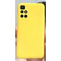 Xiaomi Redmi 10 Silky And Soft Silicone Case Full Camera Protection Yellow