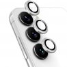 Samsung Galaxy S23 FE Ring Camera Protective Tempered Glass Silver