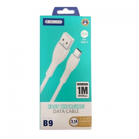 Jellico B9 Data Cable Type-C 3.1A 1M White
