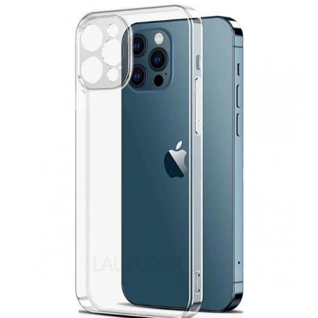 IPhone 14 Pro Max Silicone Case Full Camera Protection Transperant