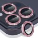 IPhone 16 Pro/16 Pro Max Ring Camera Protective Tempered Glass Glitter Pink