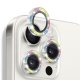 IPhone 16 Pro/16 Pro Max Ring Camera Protective Tempered Glass Glitter Multicolor