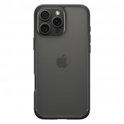 IPhone 16 Pro Max Ultra Hybrid Matte Back Cover Case Black