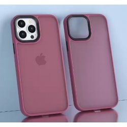 IPhone 16 Pro Max Ultra Hybrid Matte Back Cover Case Purple