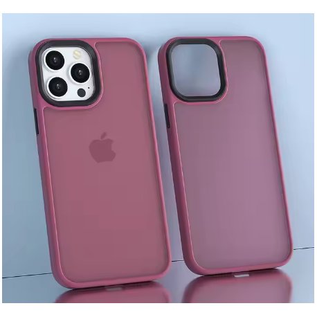 IPhone 16 Pro Max Ultra Hybrid Matte Back Cover Case Purple